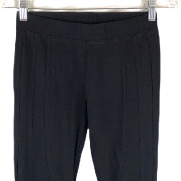 Leo & Ugo Black Seam Leggings Pants - Picture 2 of 7
